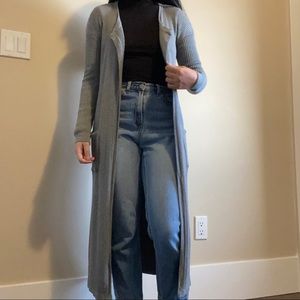 Paper Label long cardigan